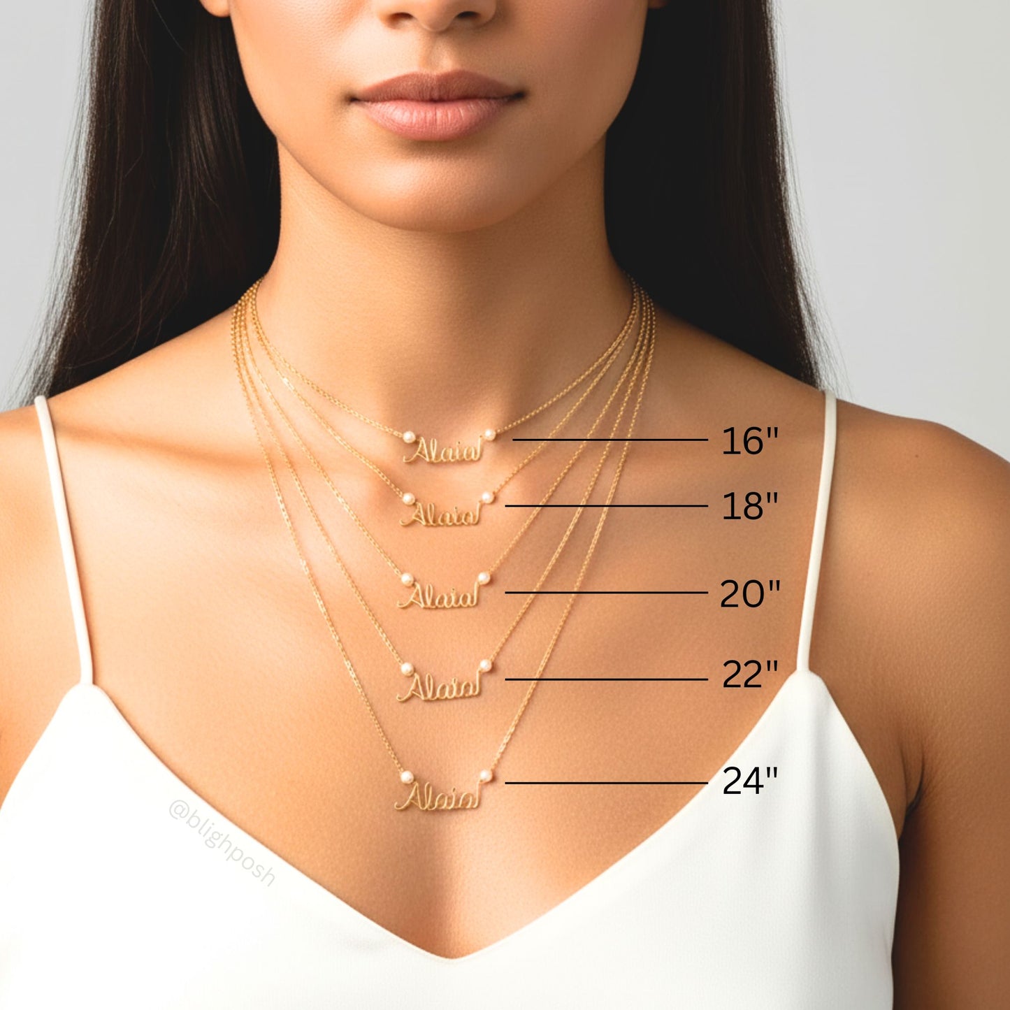 14k Gold Filled Believe Script Necklace