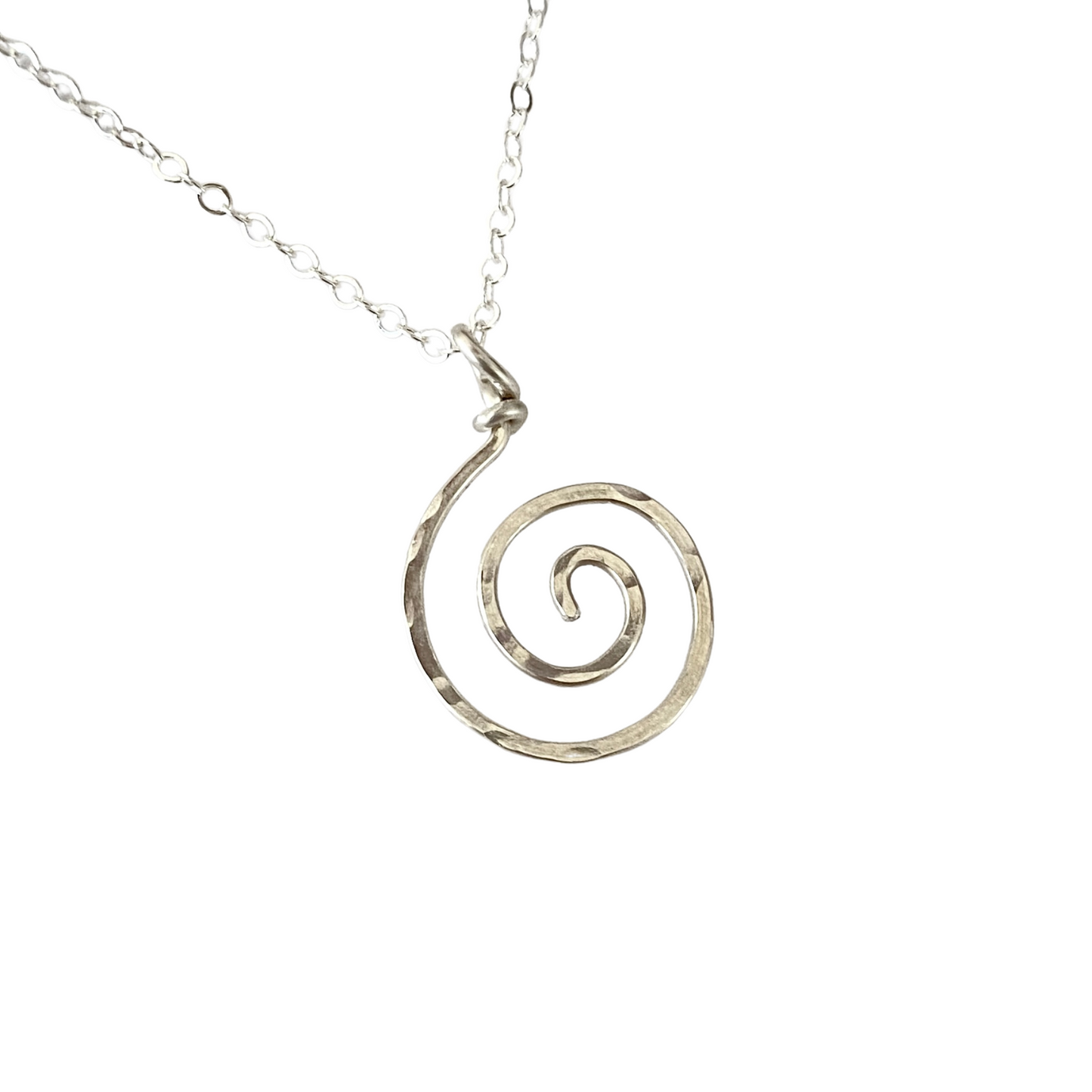 Sterling Silver Spiral Stud Earrings