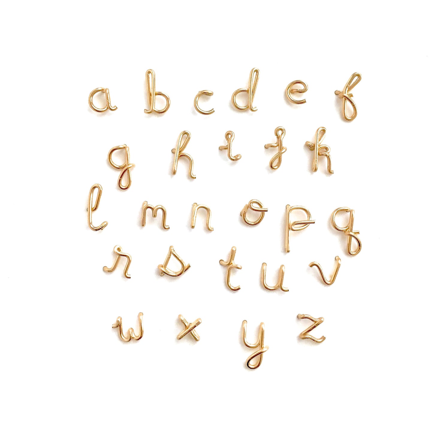 Gold Initial Stud Earrings, Dainty 14k Gold Filled, Custom Letter