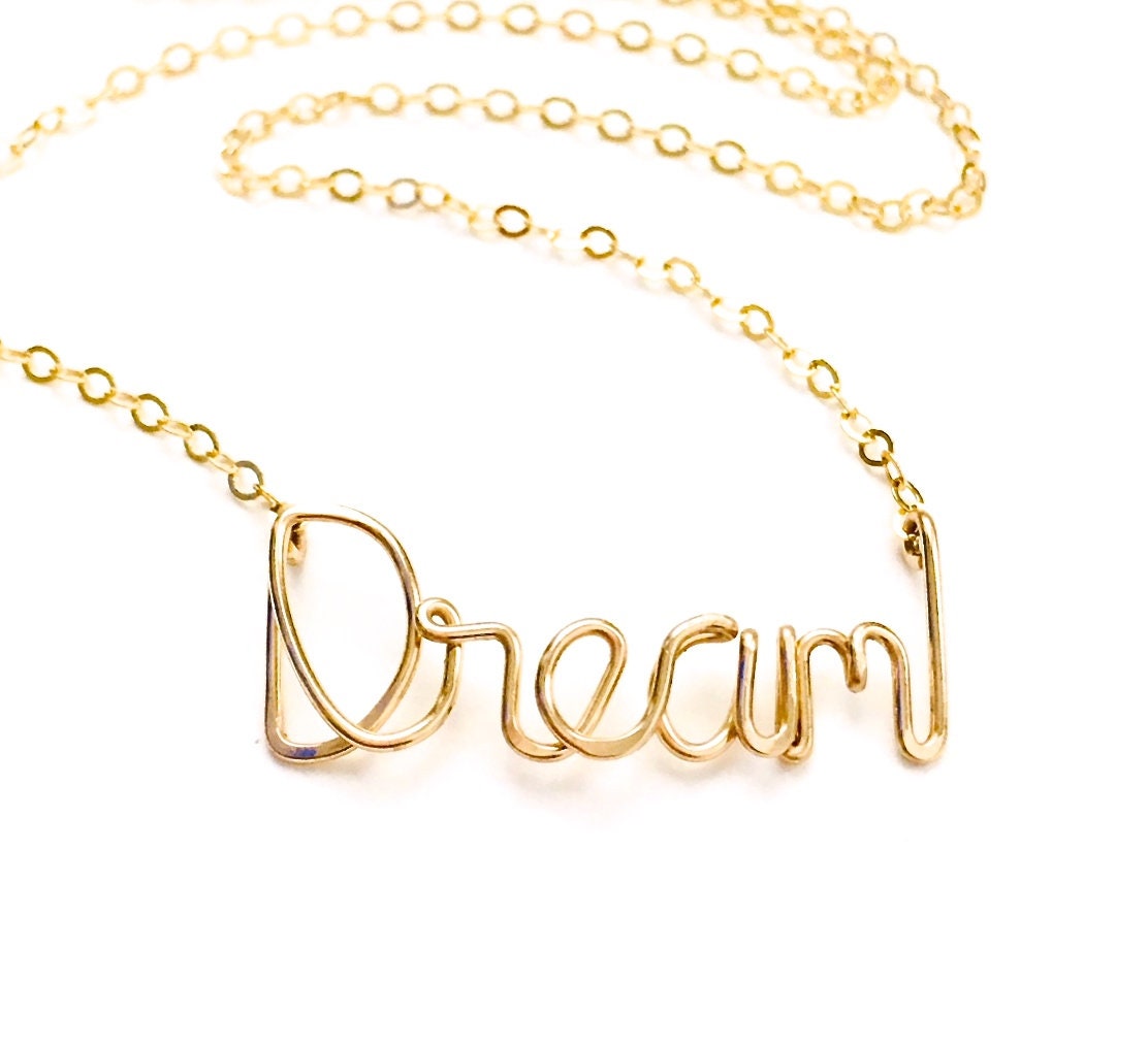 Personalized 14k Gold Name Necklace: Custom Script Chain