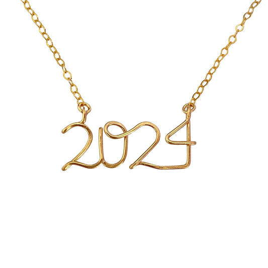 Numbers Necklace. Any Numbers Custom Numerology Necklace. Graduation Gold Necklace