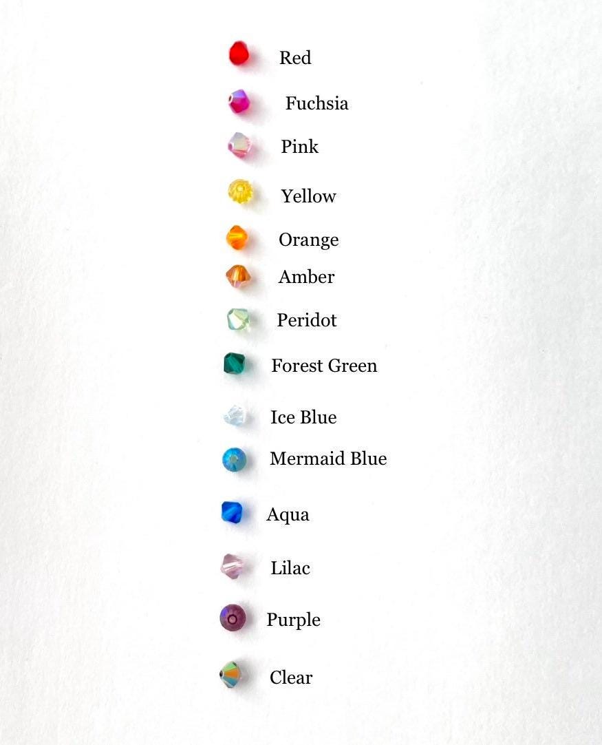 Gold Filled Child Name Necklace: Cursive Swarovski Crystal Personalized Jewelry