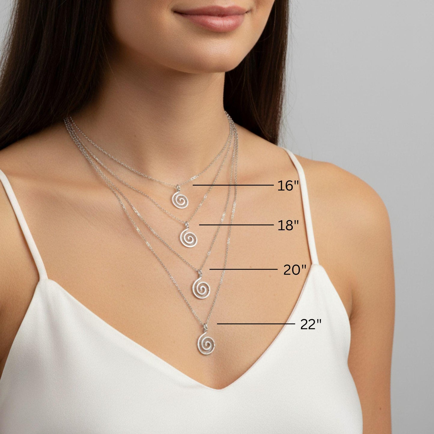 Sterling Silver Spiral Pendant. Sun Swirl Necklace. Chakras Spiritual Necklace.